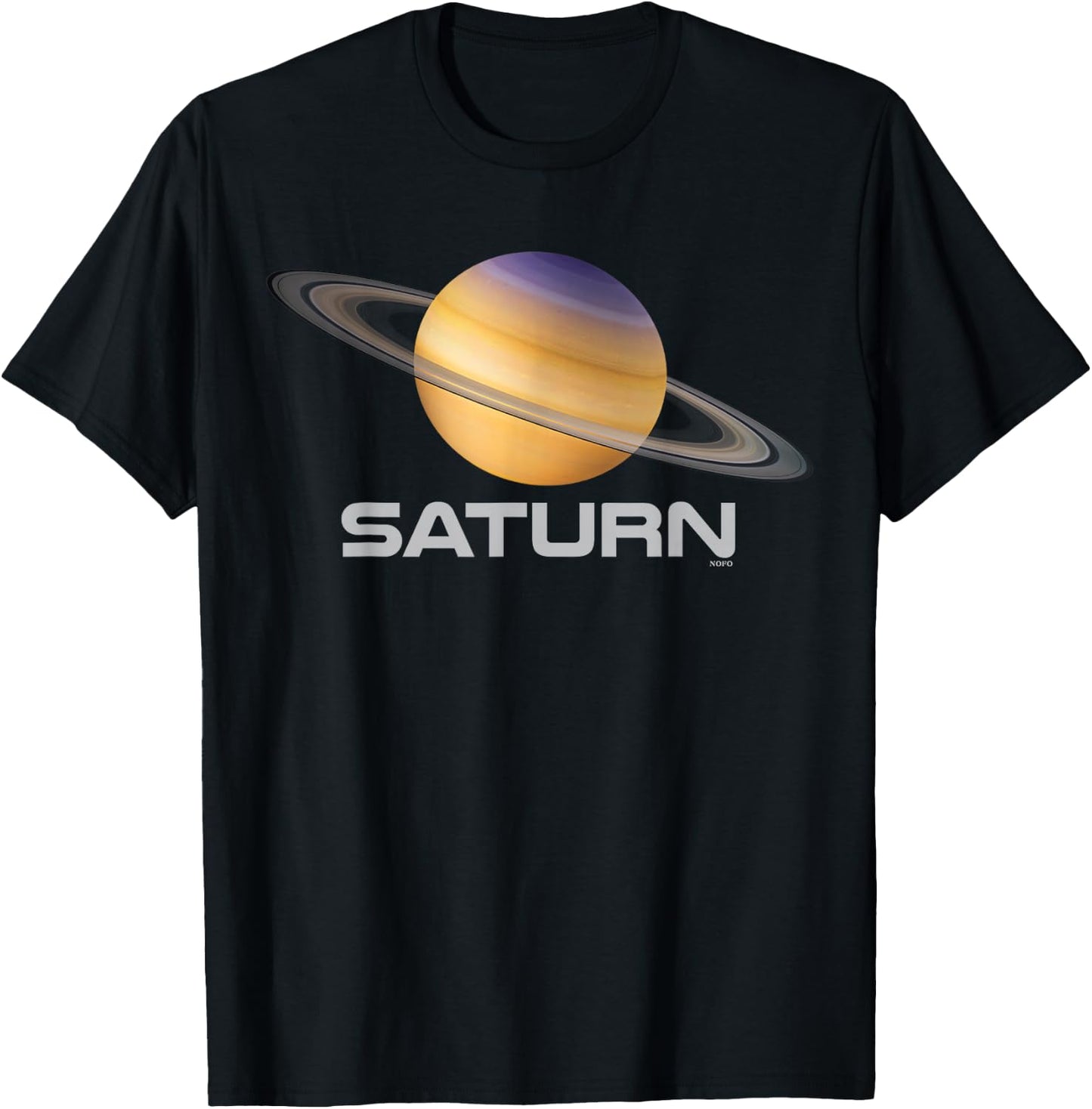 Saturn Solar System Planet T-Shirt - T-Shirt | Black