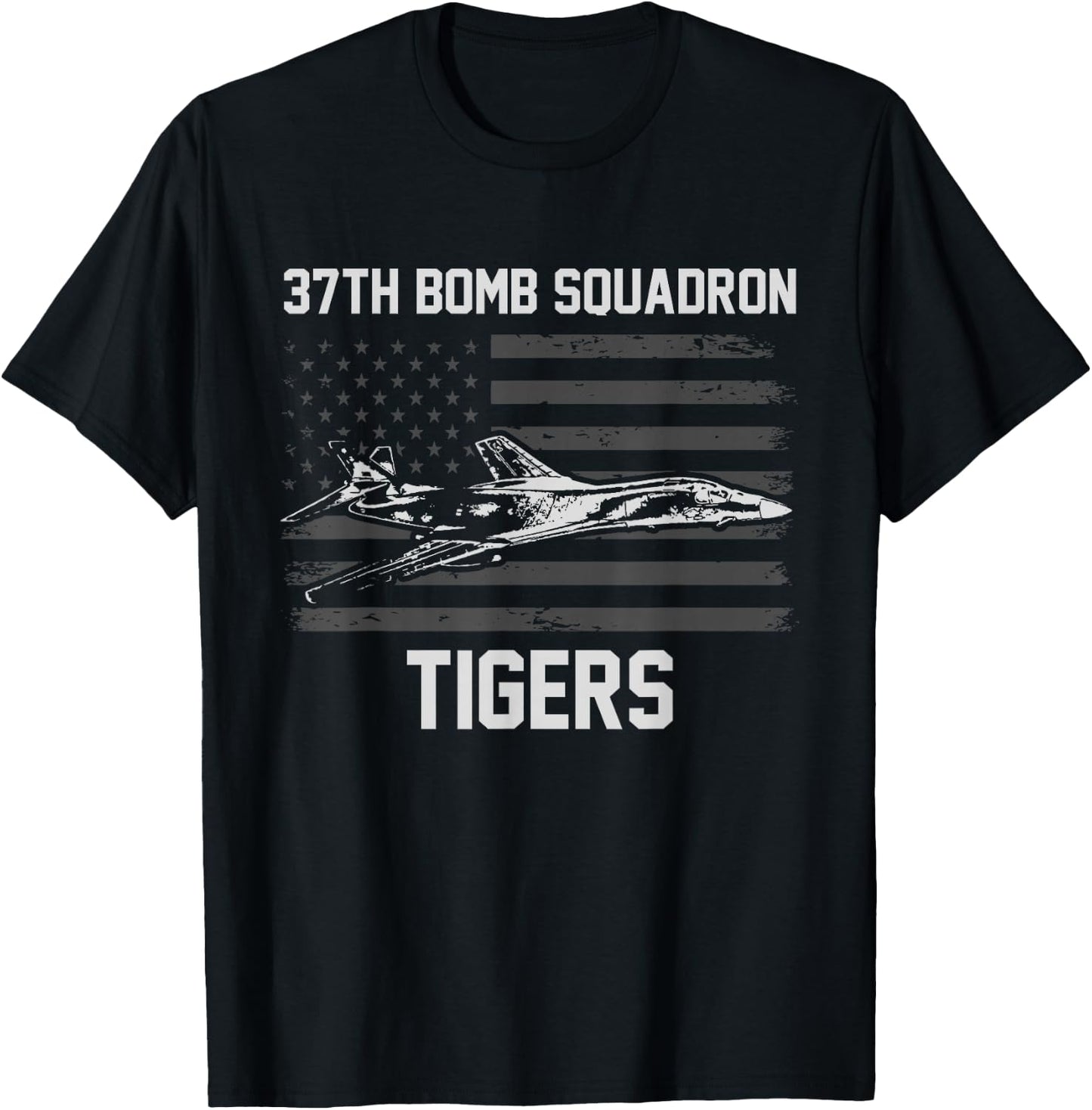 37th Bomb Squadron Tigers T-Shirt - T-Shirt | Black