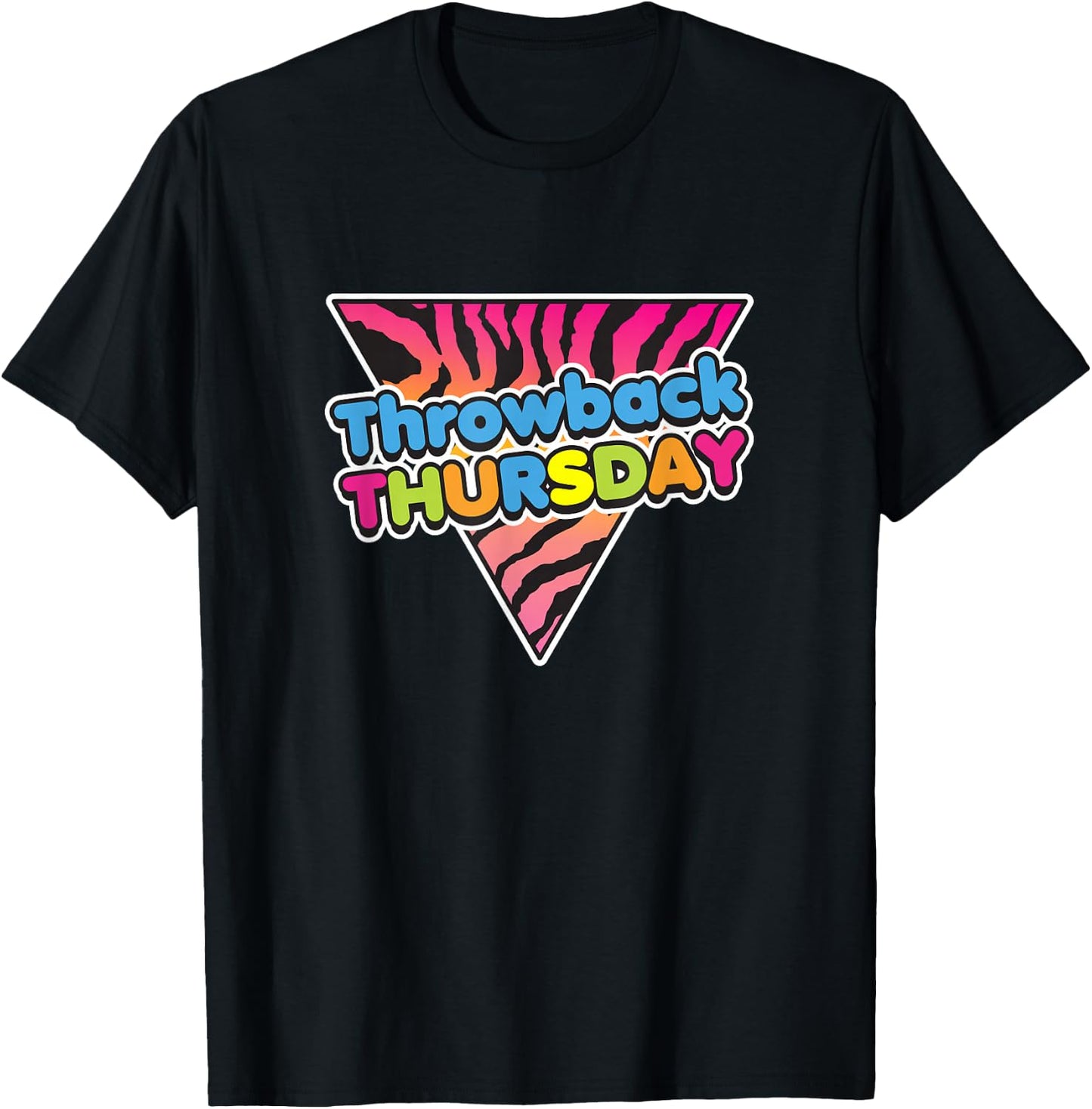 80s Throwback Thursday Funny Saying Graphic T-Shirt - T-Shirt | Black