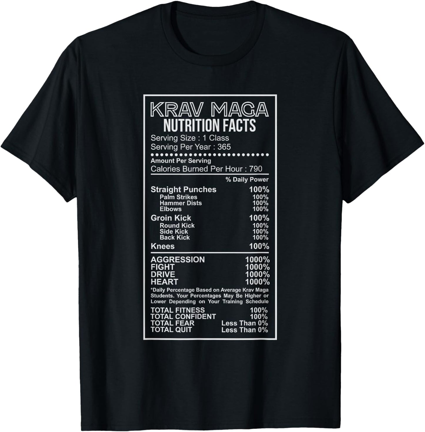 Krav Maga NutritionT-Shirt Martial Arts Self Defense IDF T-Shirt - T-Shirt | Black