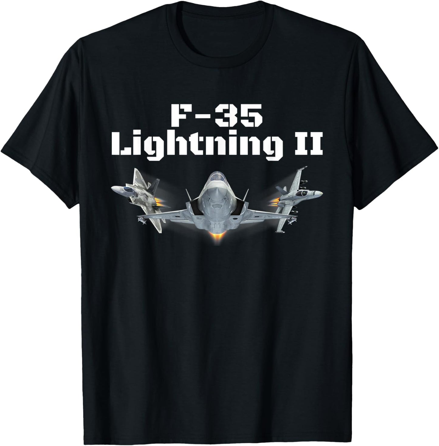 A great F-35 Lightning II Aviation . T-Shirt - T-Shirt | Black