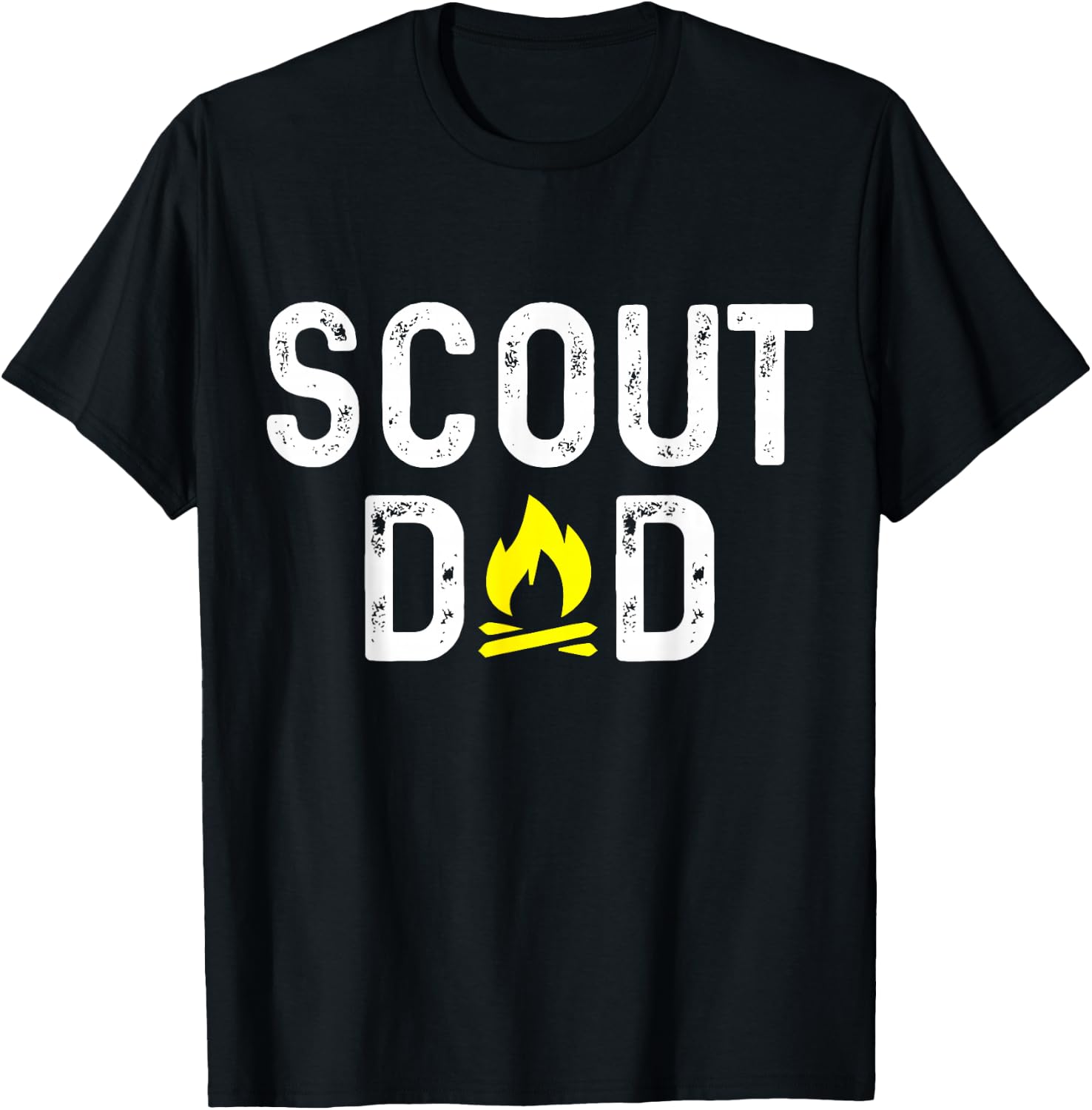 Scout Mom And Dad Gift Scouting Dad - Black - Men's Small T-Shirt - T-Shirt | Black