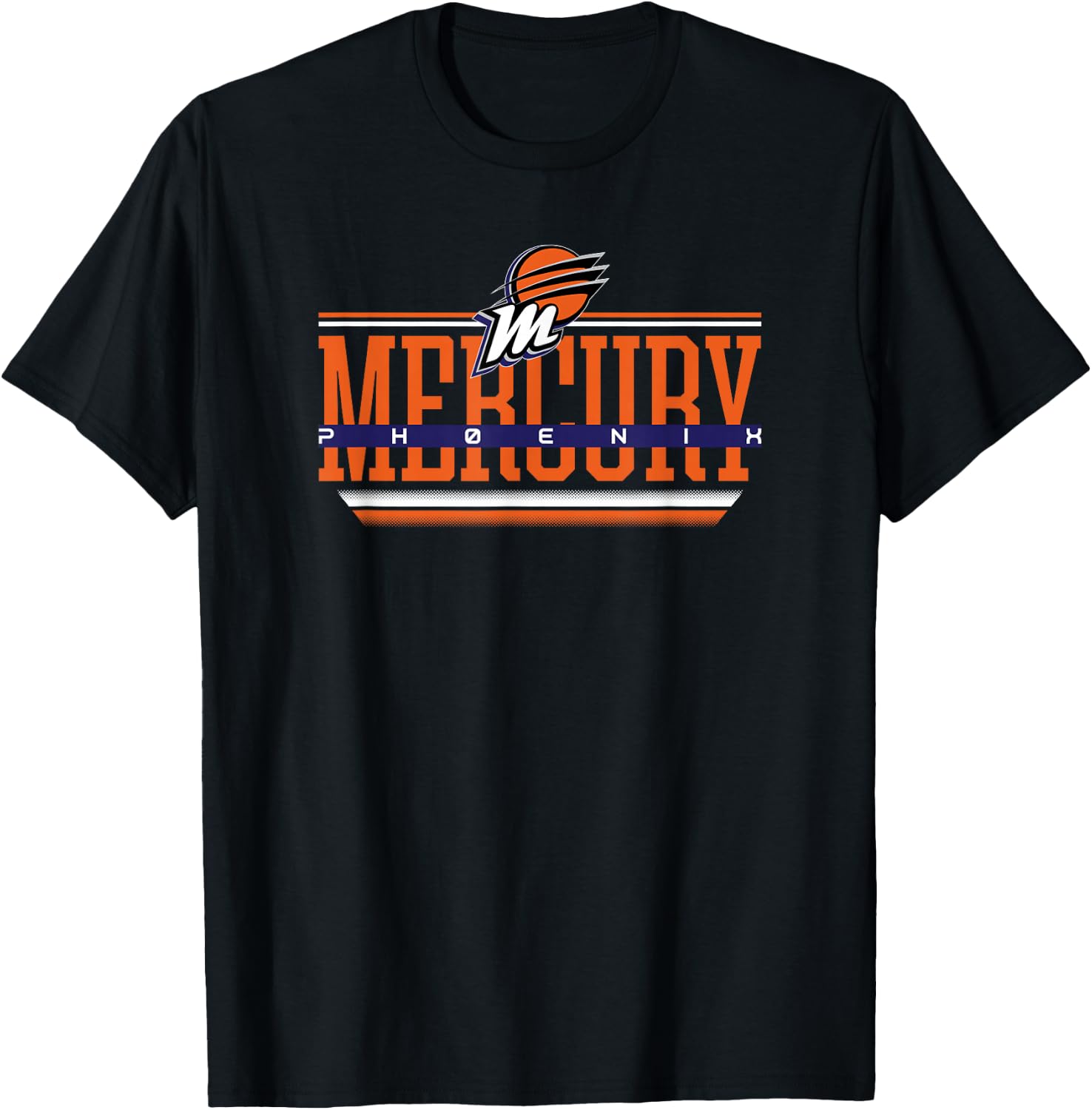 WNBA Phoenix Mercury Over the Top T-Shirt - T-Shirt | Black