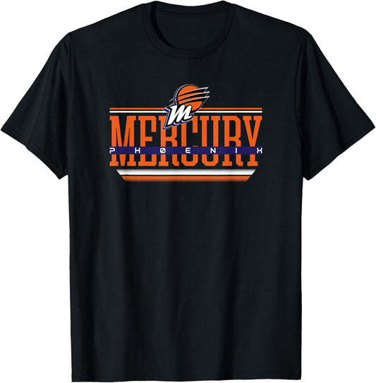 WNBA Phoenix Mercury Over the Top T-Shirt - T-Shirt | Black