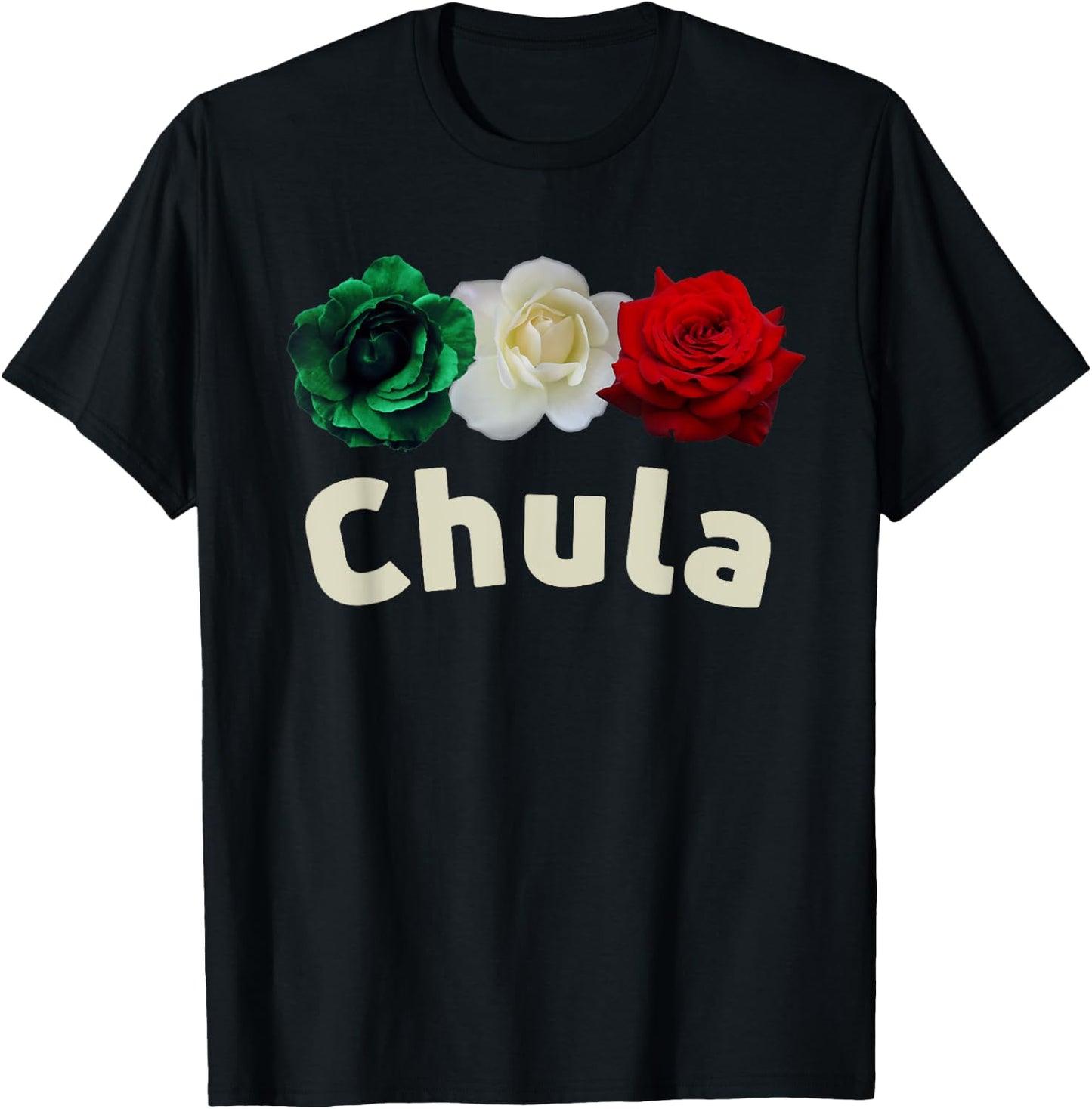Cute Mexicana | Chula Chingona Bottom T-Shirt - T-Shirt | Black