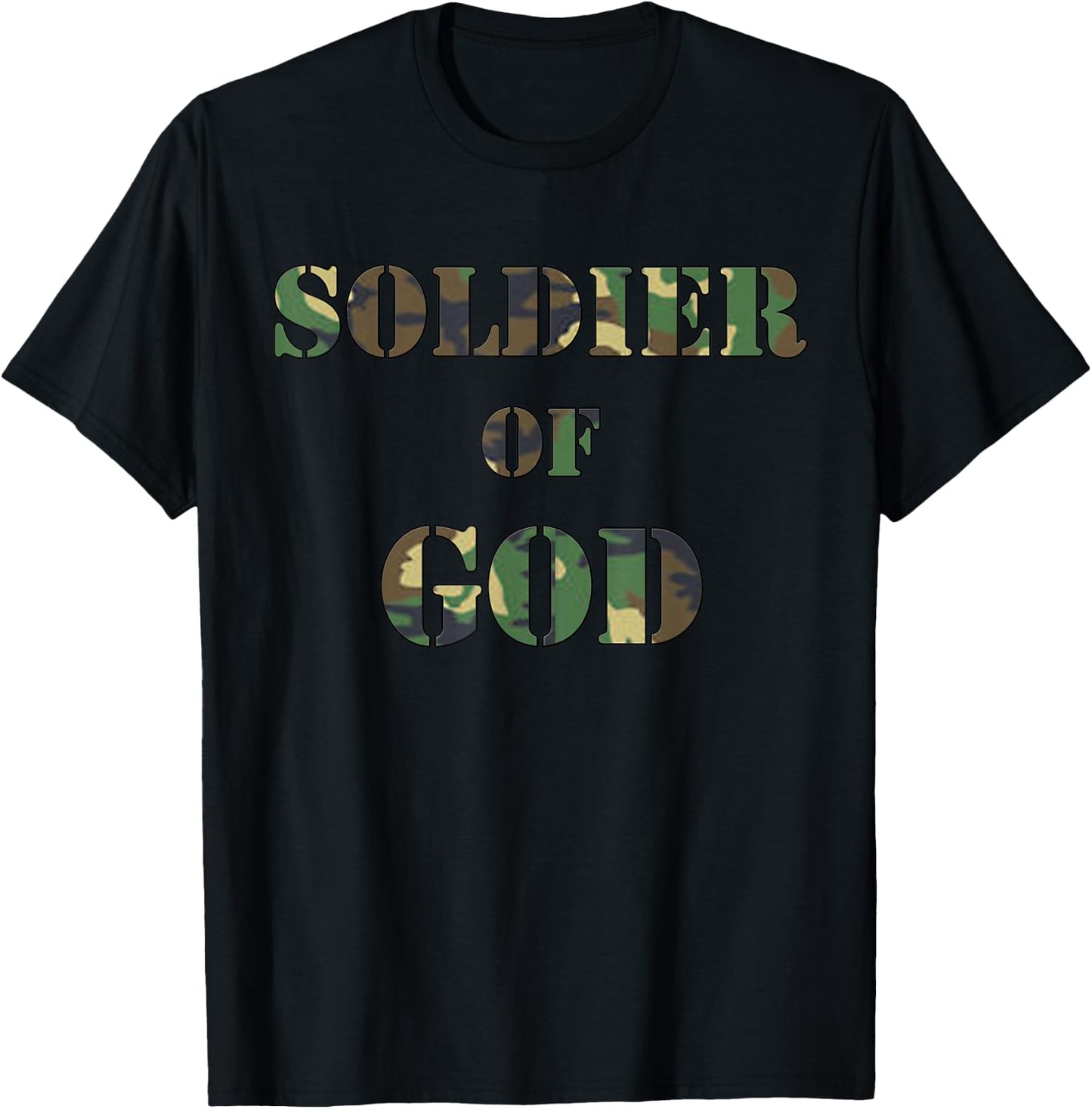 Soldier of God T-Shirt - T-Shirt | Black