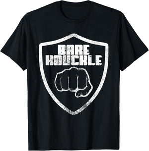 Bare Knuckle Fighter Shirt | Fighting Boxing Bareknuckle T-Shirt - T-Shirt | Black