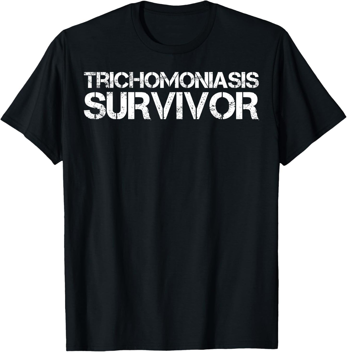 Trichomoniasis Survivor T-Shirt - T-Shirt | Black