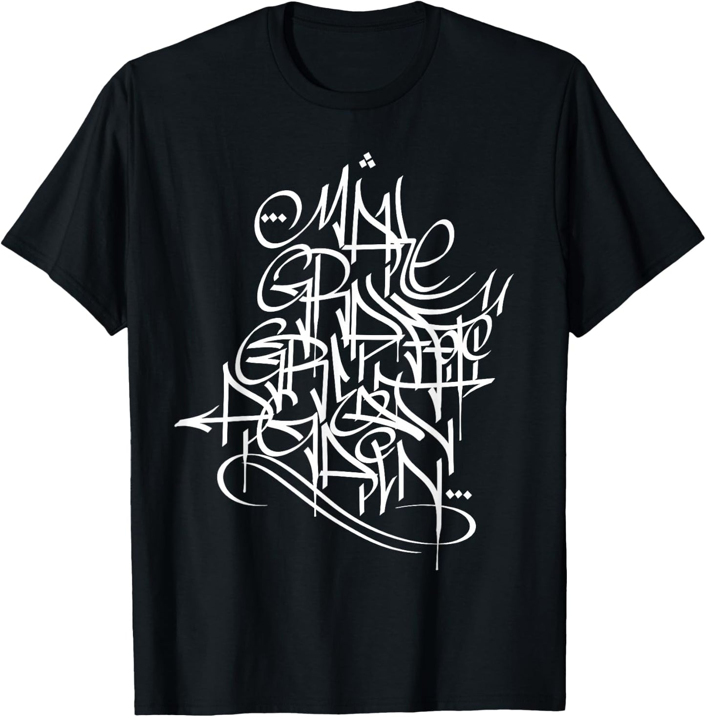 Make Graffiti Great Again - White Handstyle Tag Shirt T-Shirt - T-Shirt | Black