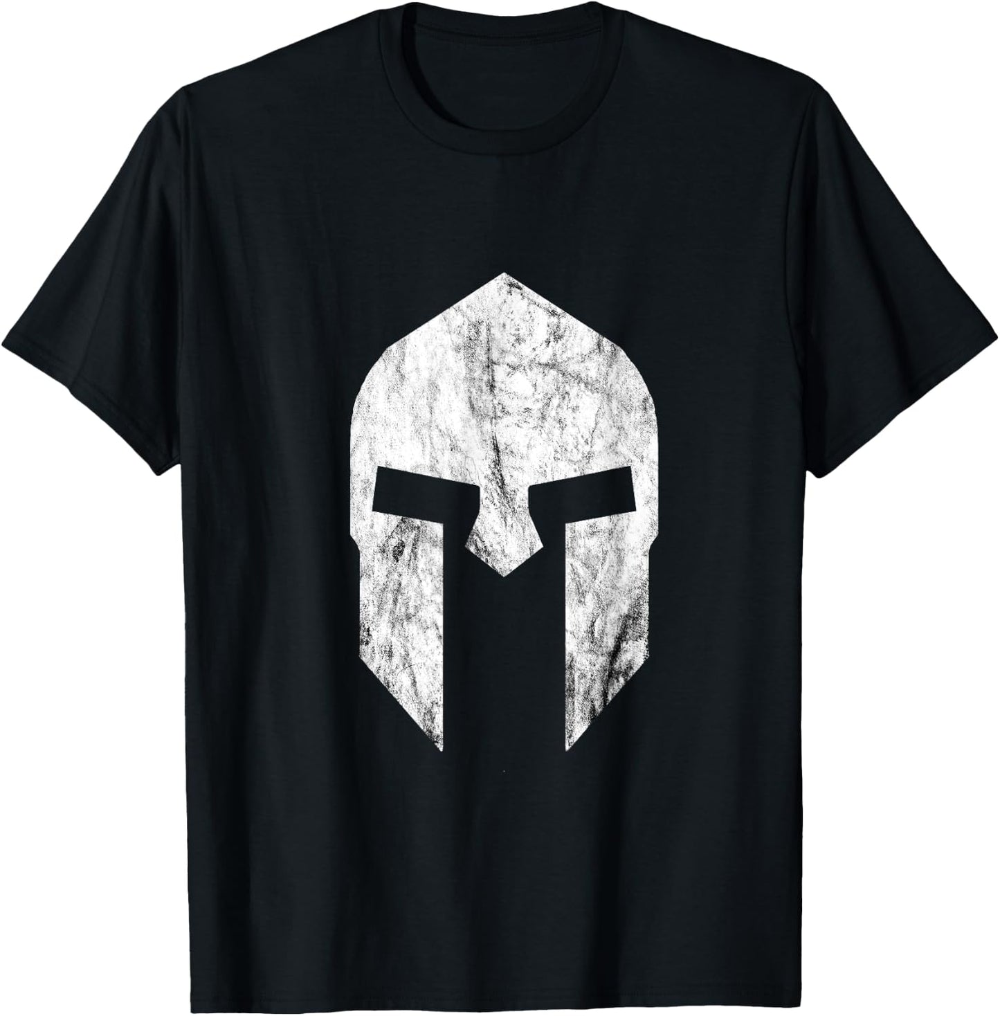 Warrior Spartan Helmet Sparta Soldiers Gladiator T-Shirt - T-Shirt | Black