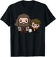 Kids Harry Potter Hagrid Hedwig and Harry Cute Cartoon T-Shirt - T-Shirt | Black