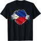 Filipino Flag Sun Philippines Shirt Filipina Pinoy Pride T-Shirt - T-Shirt | Black