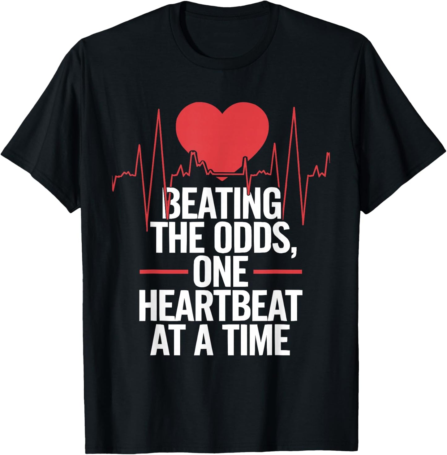 Congestive Heart Failure Chronic Disease CHF Awareness T-Shirt - T-Shirt | Black