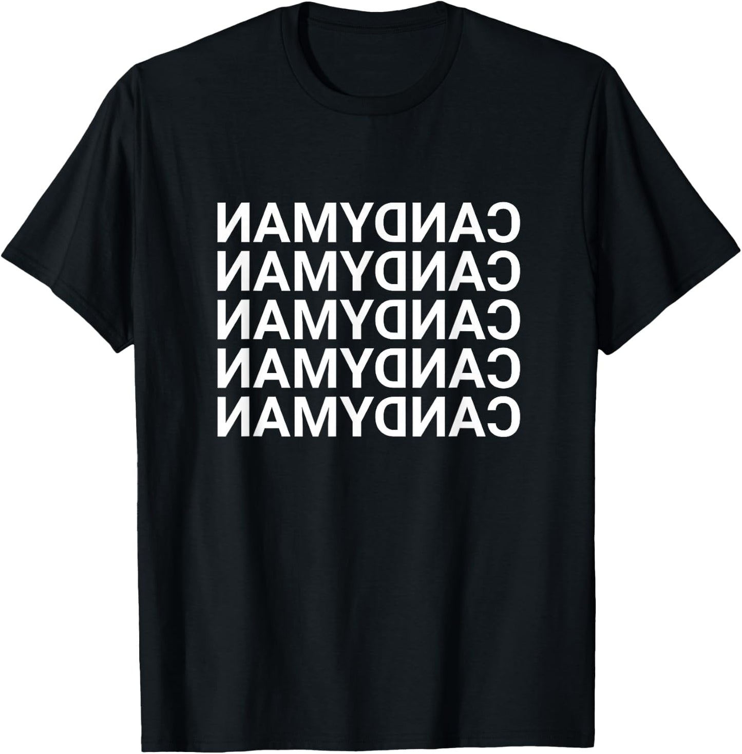 Candyman Backwards Mirror Shirt T-Shirt - T-Shirt | Black