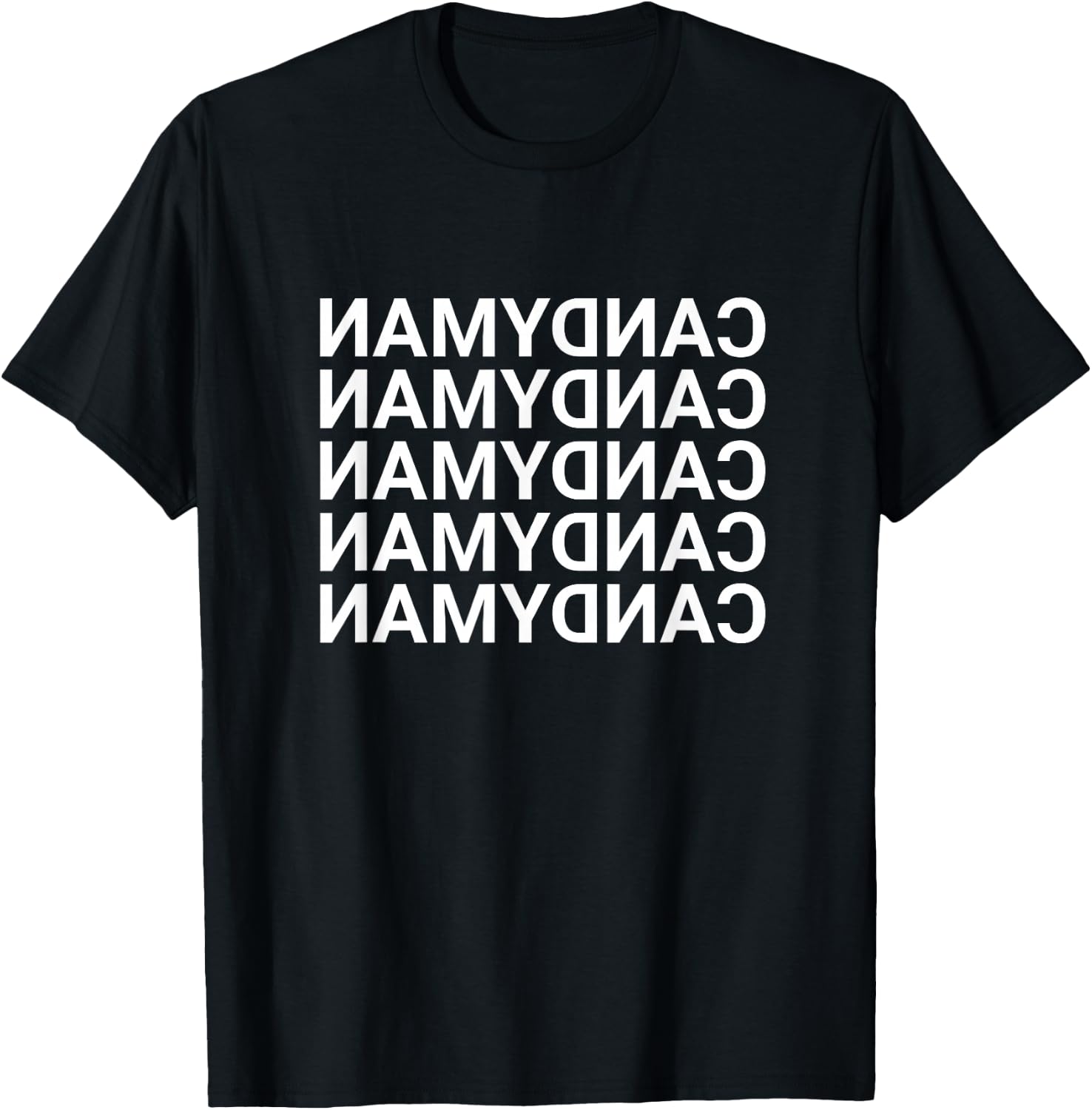 Candyman Backwards Mirror Shirt T-Shirt - T-Shirt | Black