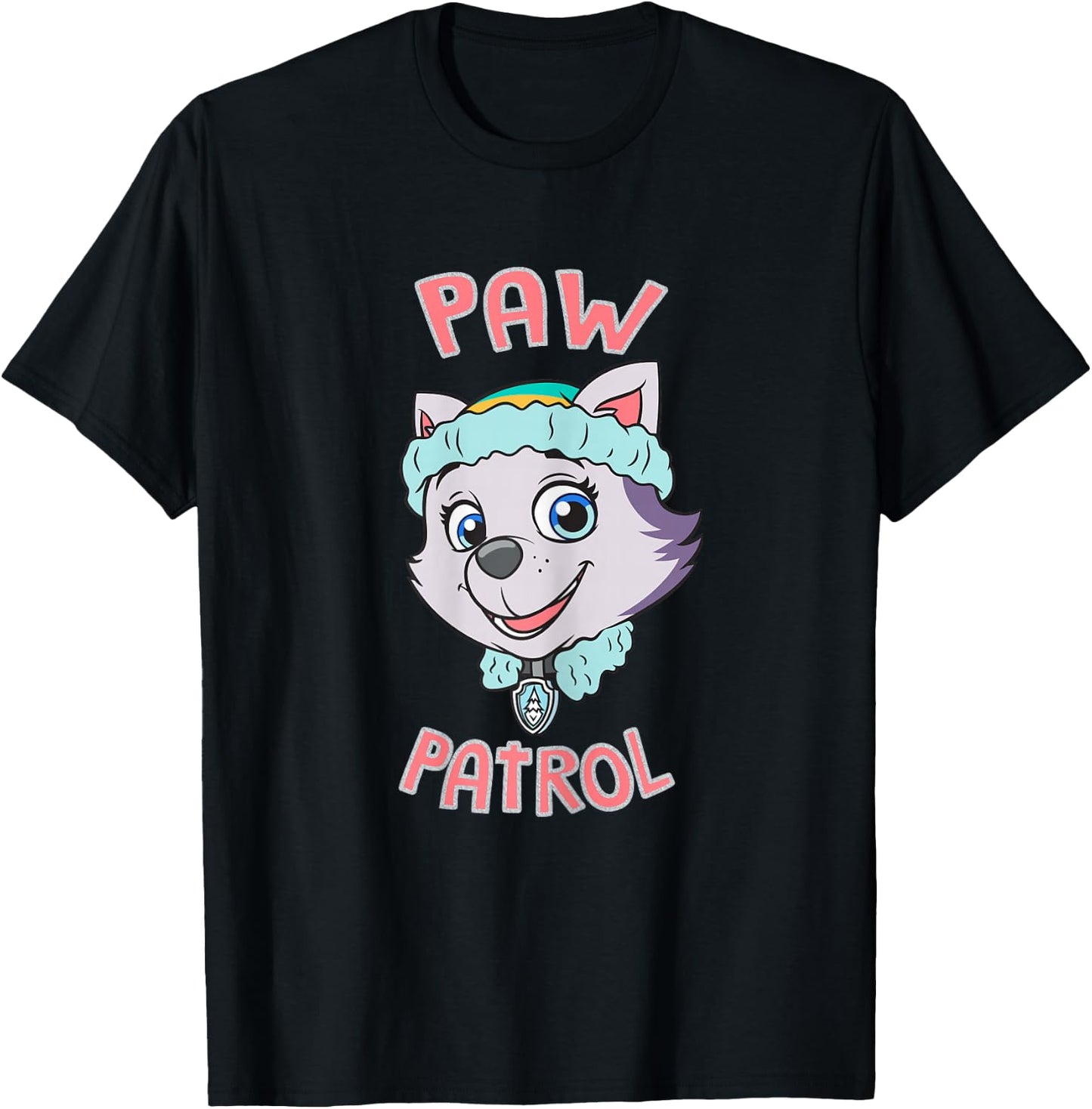 PAW Patrol Everest Face T-Shirt - T-Shirt | Black