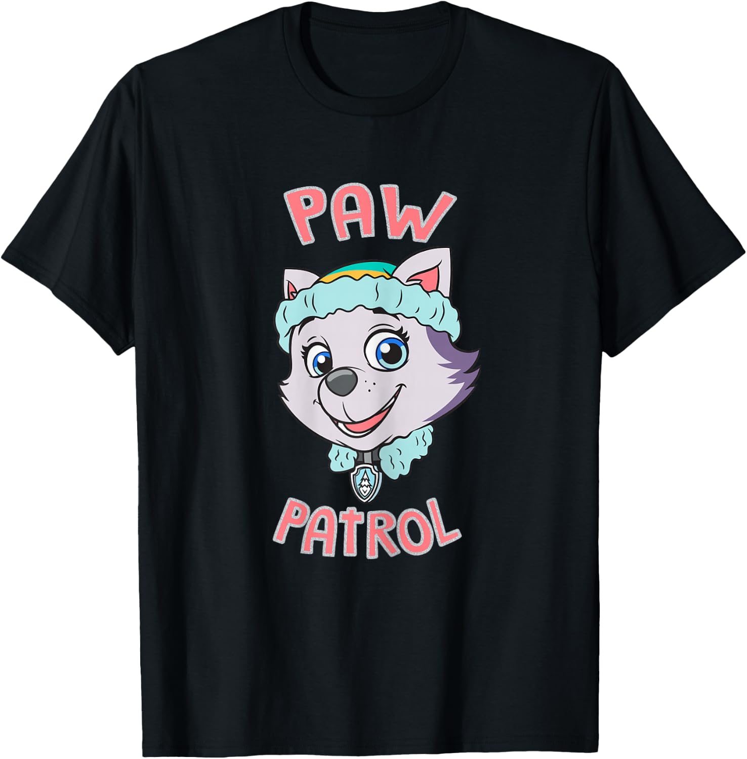 PAW Patrol Everest Face T-Shirt - T-Shirt | Black