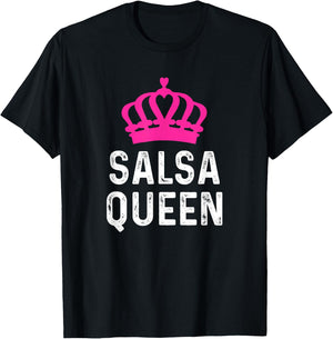Salsa Queen - Salsa Dancer Dancing Gift Ballroom Dancer T-Shirt - T-Shirt | Black