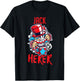 Weed Strain Cartoon Characters, Jack Herer T-Shirt - T-Shirt | Black