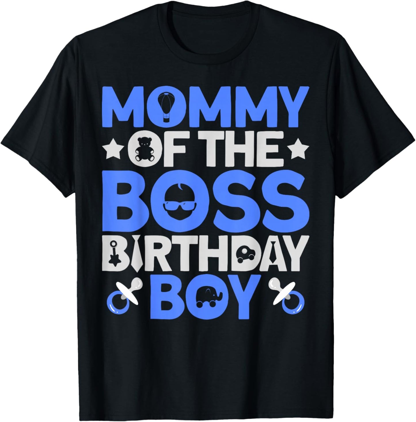 Mommy of The Boss Birthday Party Outfit Like A Boss Mommy T-Shirt - T-Shirt | Black