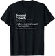 Sensei Coach Definition Funny Gift T-Shirt - T-Shirt | Black