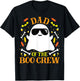 Dad Boo Crew Ghost Matching Family Set Group Men's Halloween T-Shirt - T-Shirt | Black