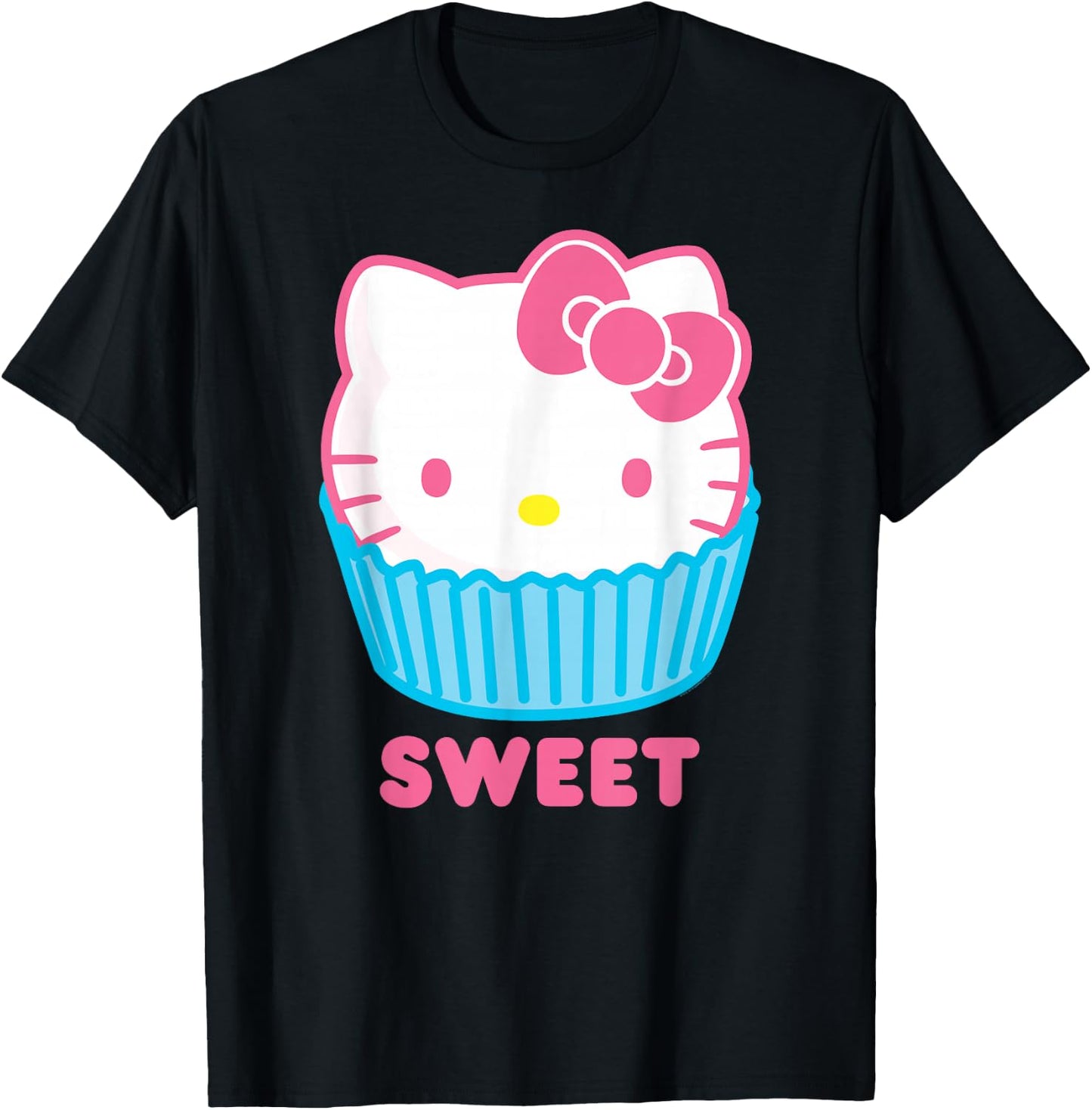 Hello Kitty Sweet Cupcake T-Shirt - T-Shirt | Black