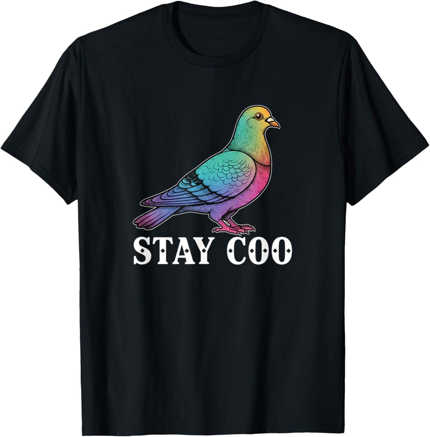 Bird - Stay Coo, Pigeon Breeder Pride T-Shirt - T-Shirt | Black