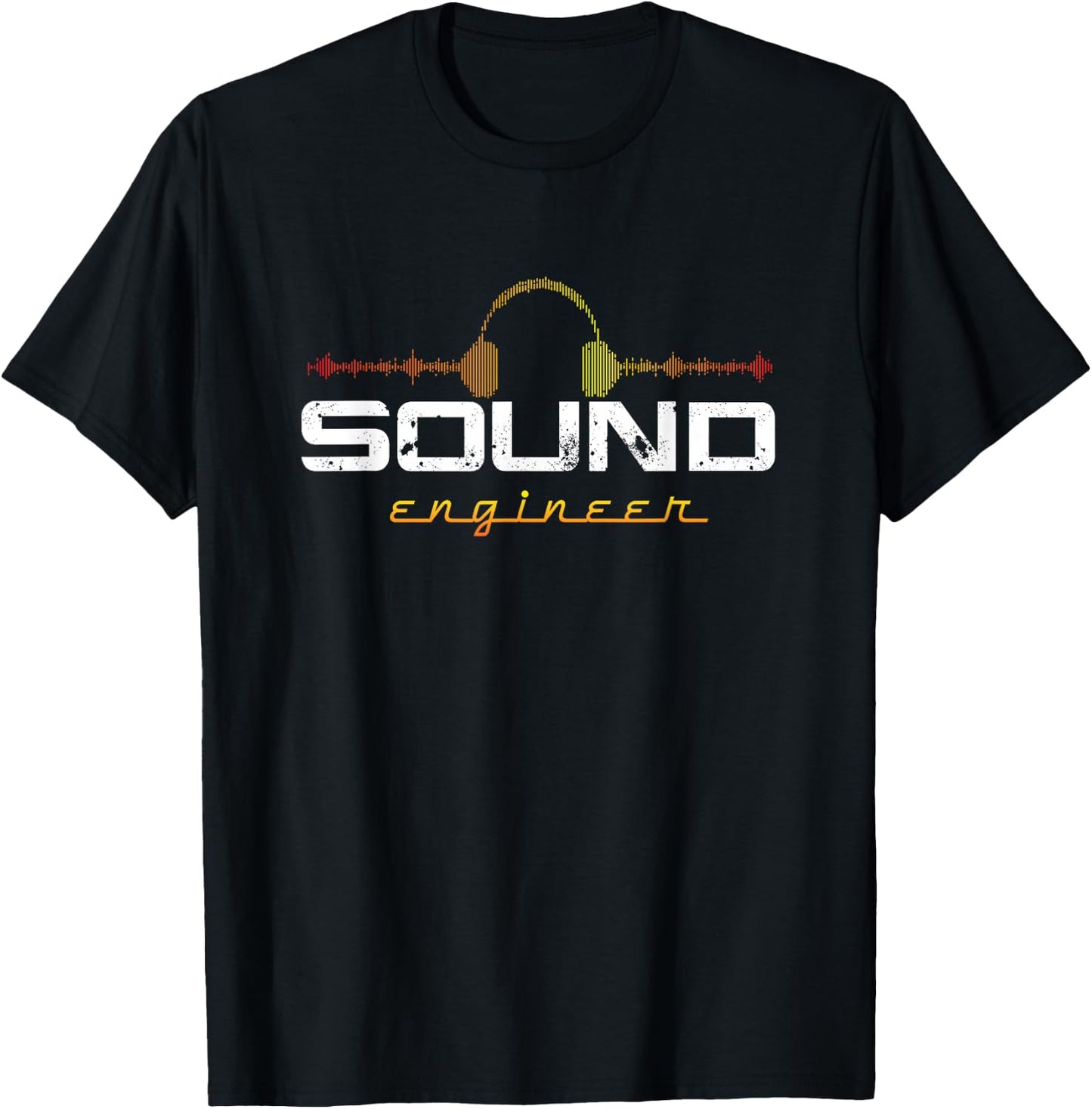 DJ Music Producer Sound Engineer Audio Gift T-Shirt - T-Shirt | Black