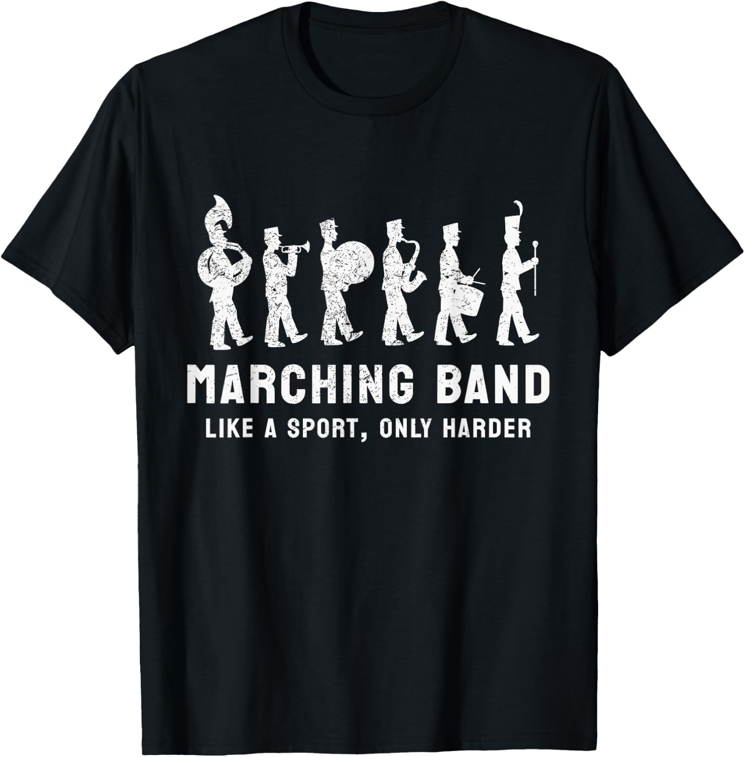 School Marching Band Definition T-Shirt - T-Shirt | Black