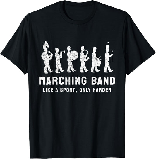 School Marching Band Definition T-Shirt - T-Shirt | Black