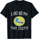 Kids Top Best Boys Broken Arm I Do All My Own Stunts Gift T-Shirt - T-Shirt | Black