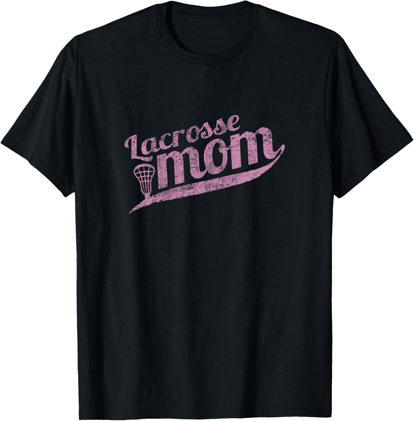Lacrosse MOM - Proud Lax Mother T-Shirt - T-Shirt | Black