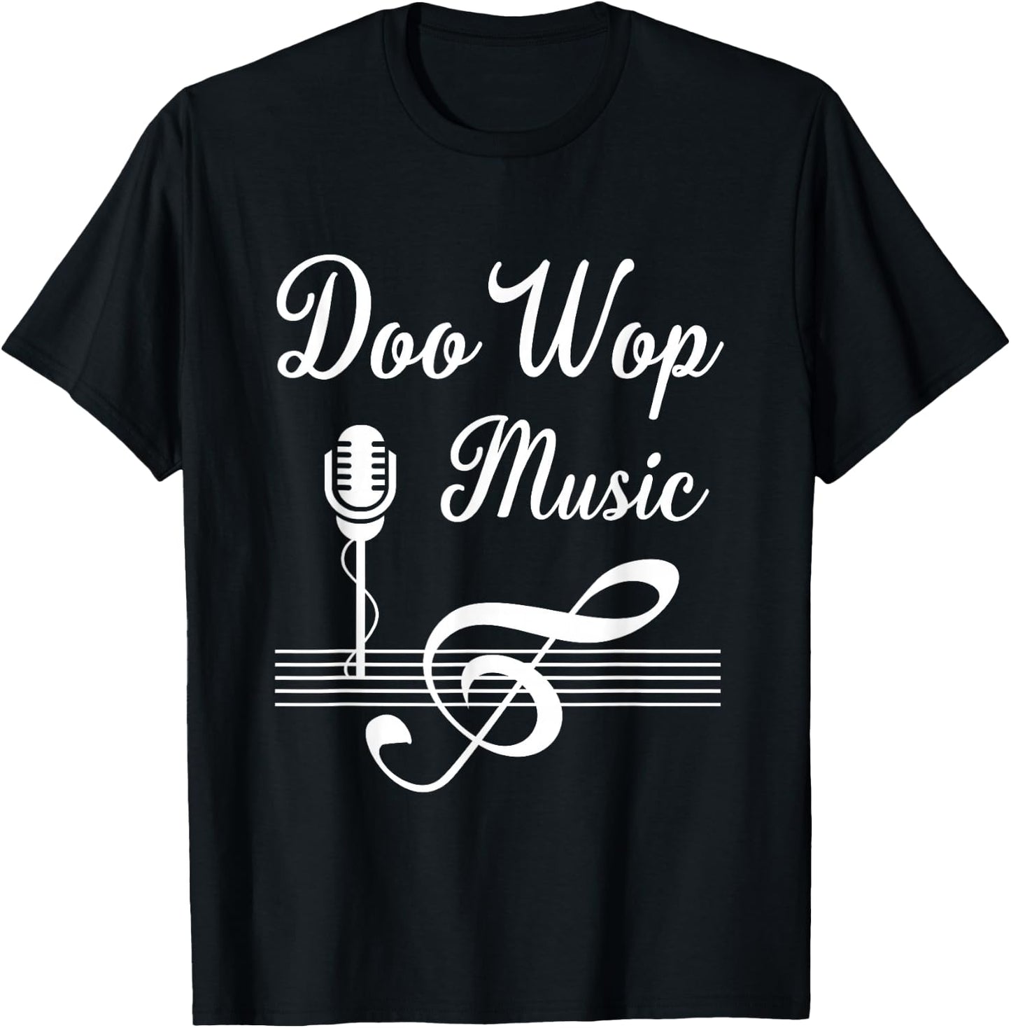 Doo Wop Retro 1950s Sock Hop Costume 50s Vintage Rockabilly T-Shirt - T-Shirt | Black