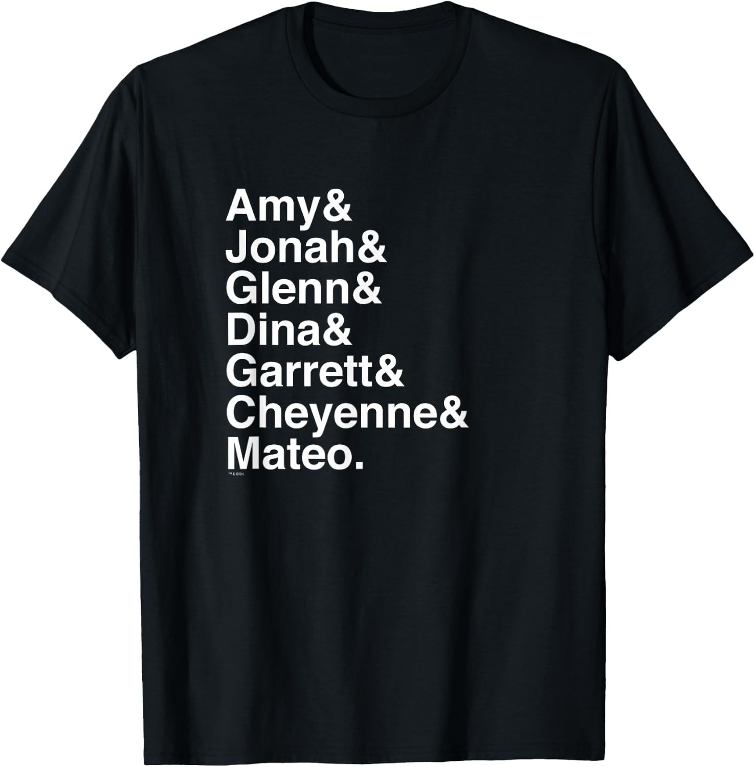 Superstore Names T-Shirt - T-Shirt | Black