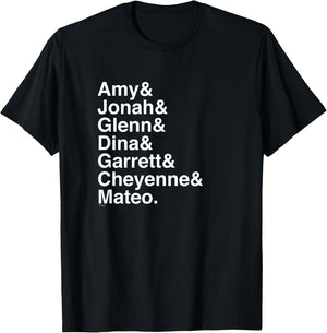 Superstore Names T-Shirt - T-Shirt | Black