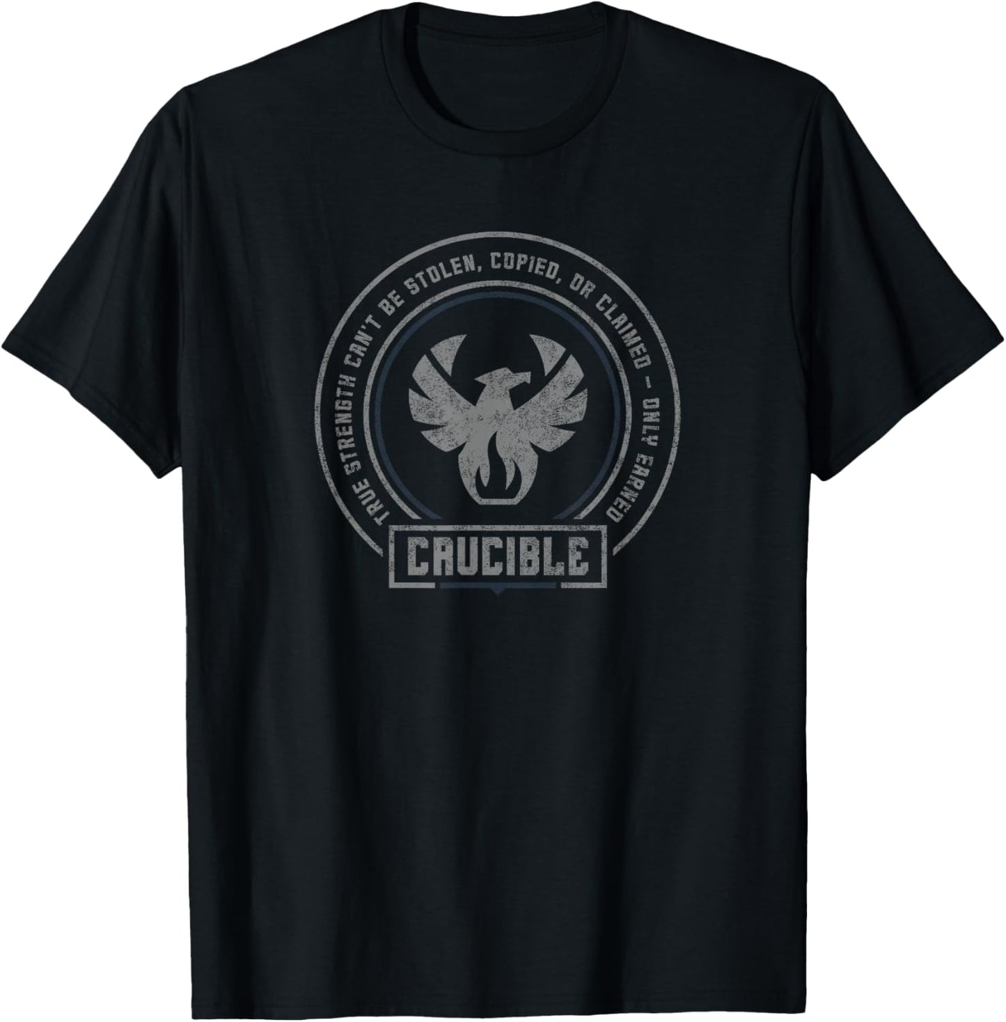 True Strength Can Only Be Earned T-Shirt - T-Shirt | Black