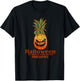 Scary Halloween Pineapple Pumpkin Fun Costume T-Shirt - T-Shirt | Black