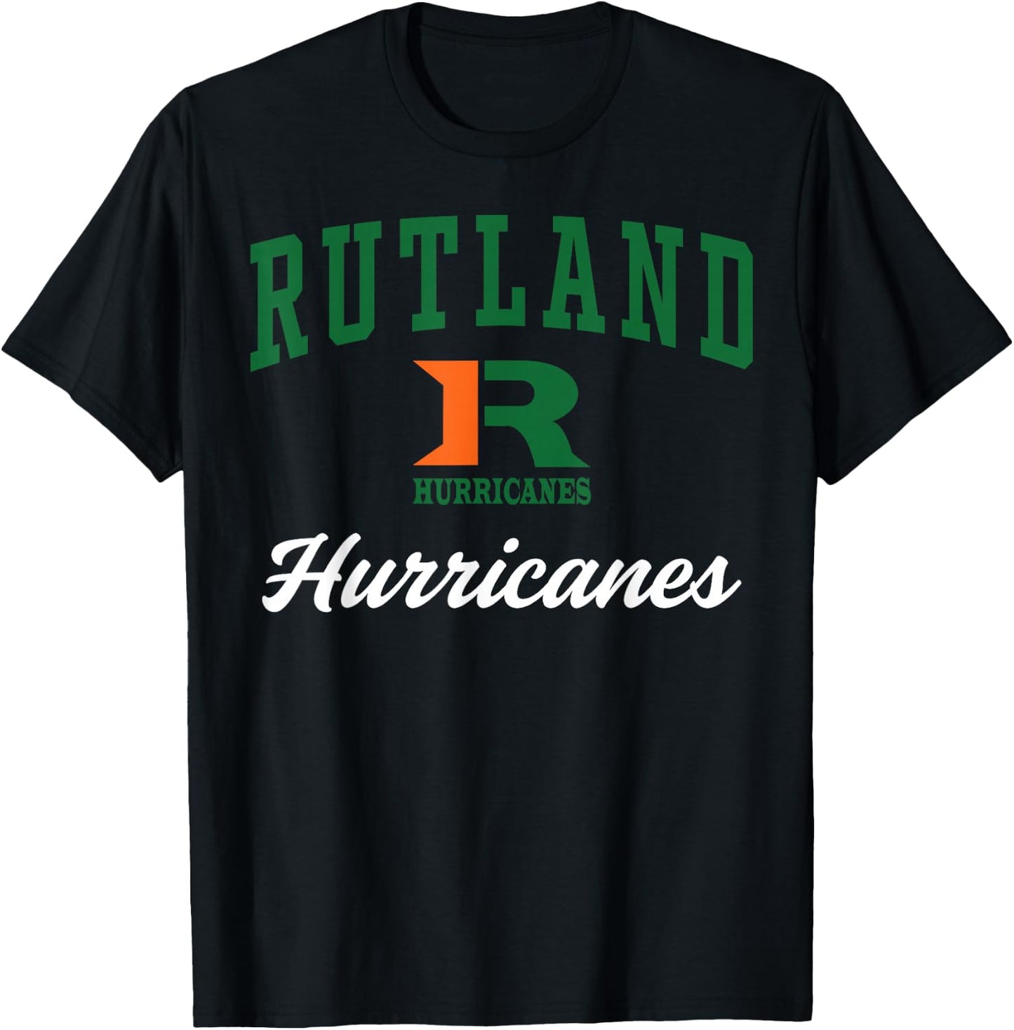 Rutland High School Hurricanes C3 T-Shirt - T-Shirt | Black