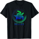 Belize / Tribal Belize Turtle T-Shirt - T-Shirt | Black