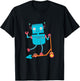 Robot Kids Boys Girls Toddler Cute Robot Future Engineer T-Shirt - T-Shirt | Black