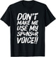 Funny Use Sponsor Voice Narcotics Anonymous T-Shirt - T-Shirt | Black