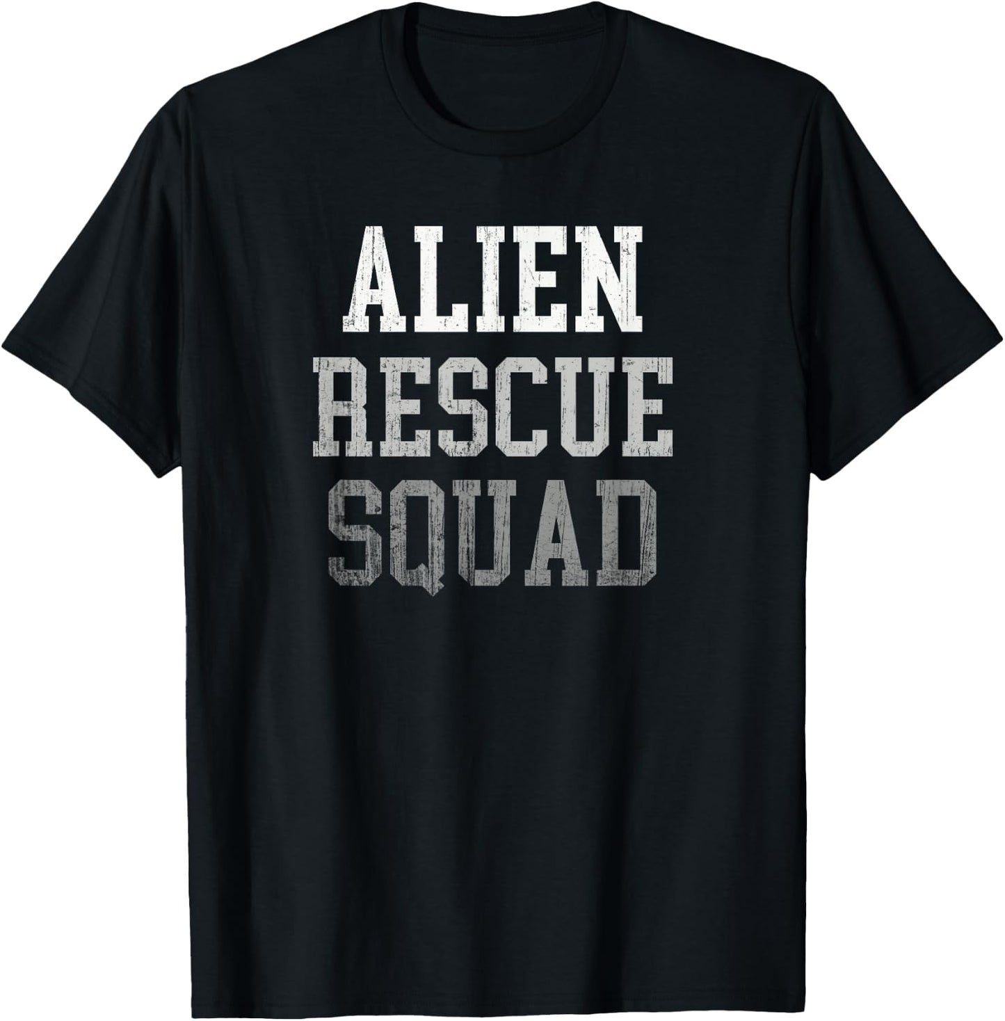 Funny Area 51 Raiding Team Space Force Alien Rescue Squad T-Shirt - T-Shirt | Black