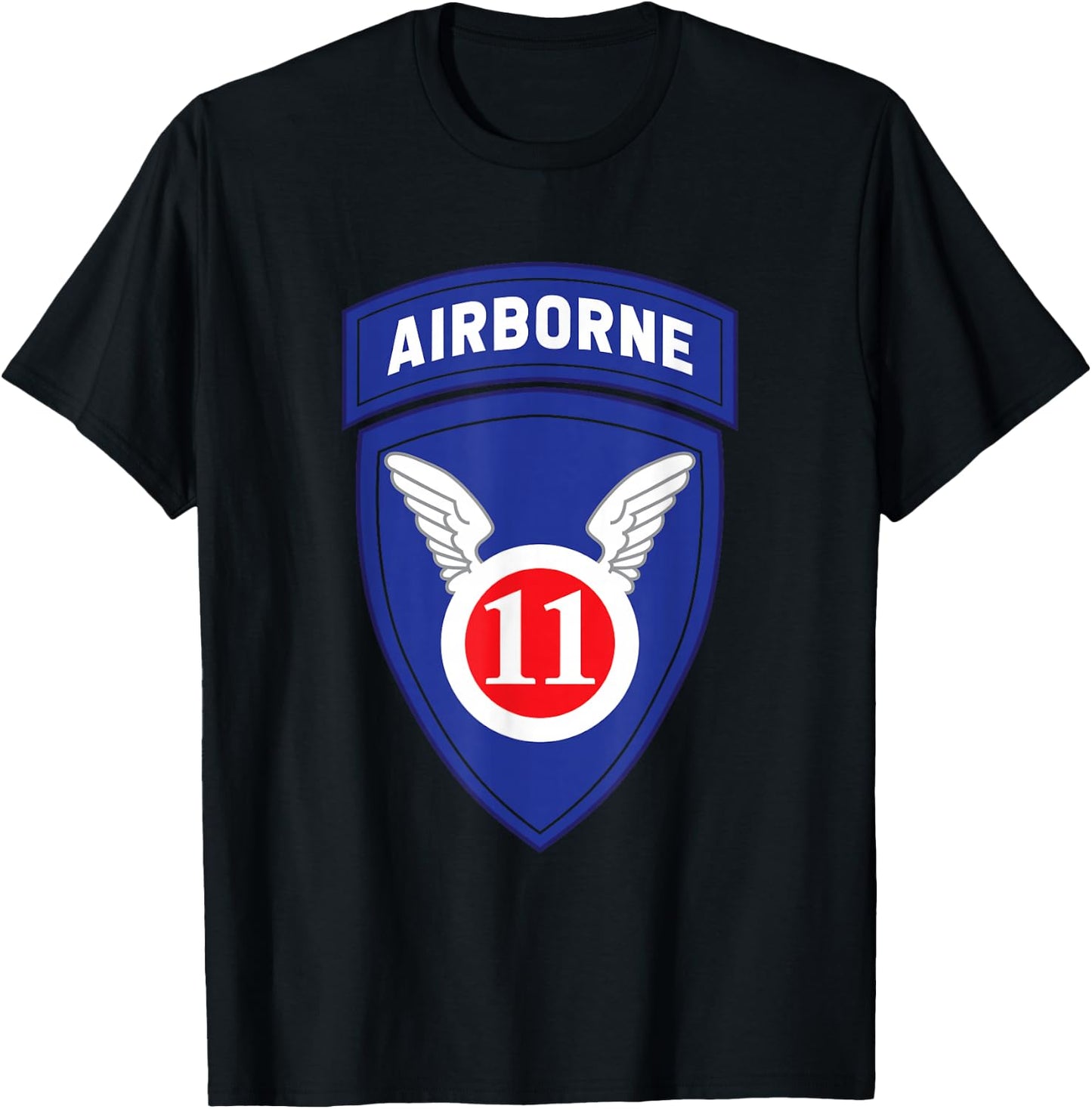 11th Airborne Division Patch T-Shirt - T-Shirt | Black
