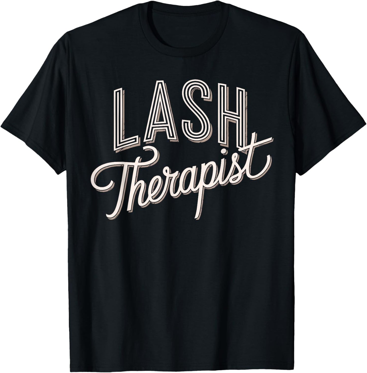 Lash Therapist Eyelash Technician Lash Tech T-Shirt - T-Shirt | Black