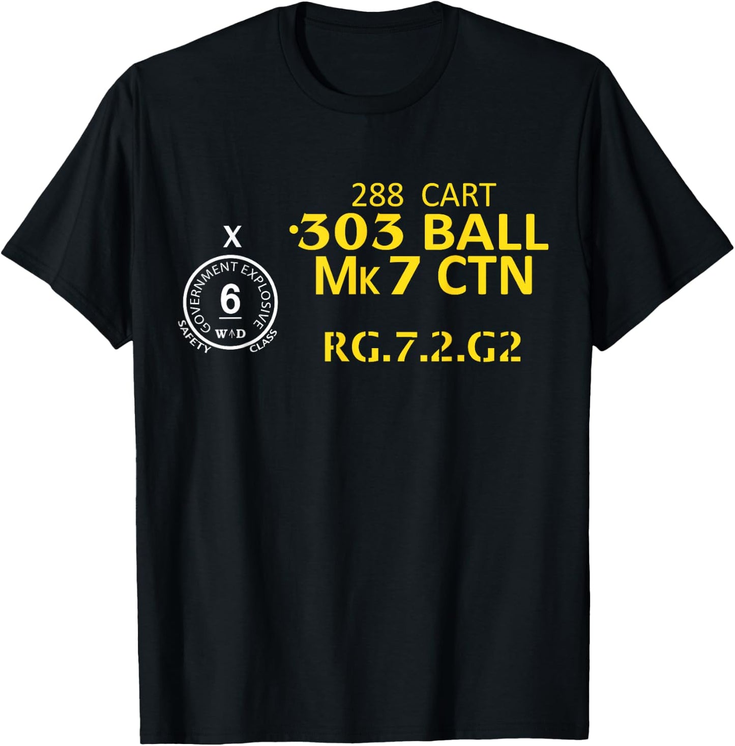 British Army 303 Ammo Crate Shirt T-Shirt - T-Shirt | Black