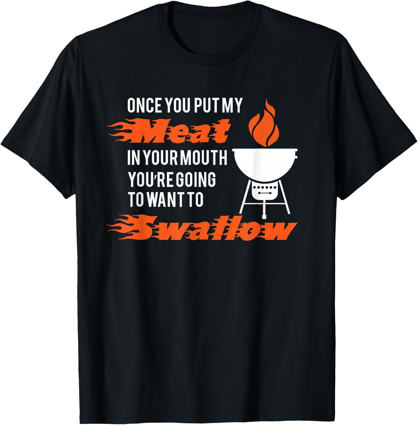 Sexual Grilling Meat T Shirt T-Shirt - T-Shirt | Black