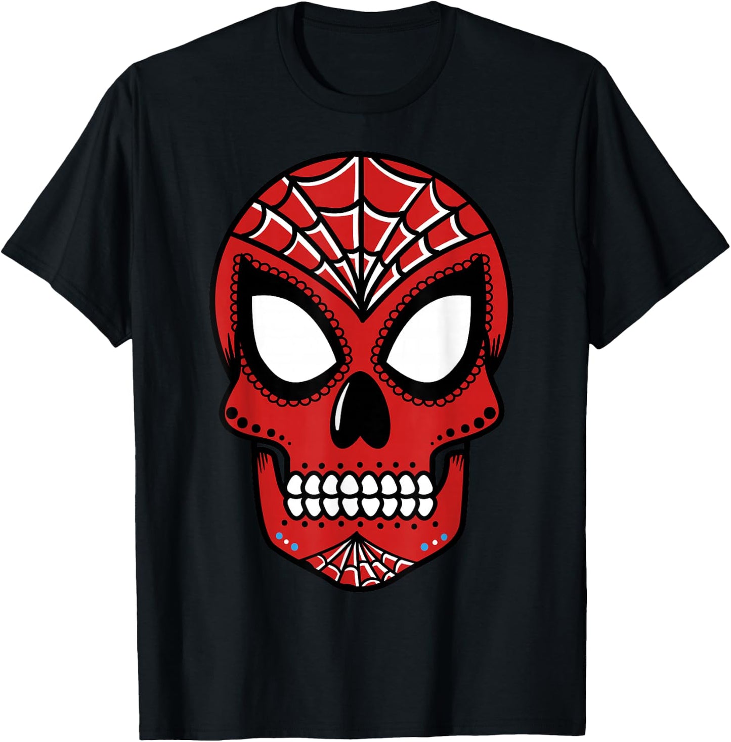 Marvel Spider-Man Sugar Skull T-Shirt - T-Shirt | Black