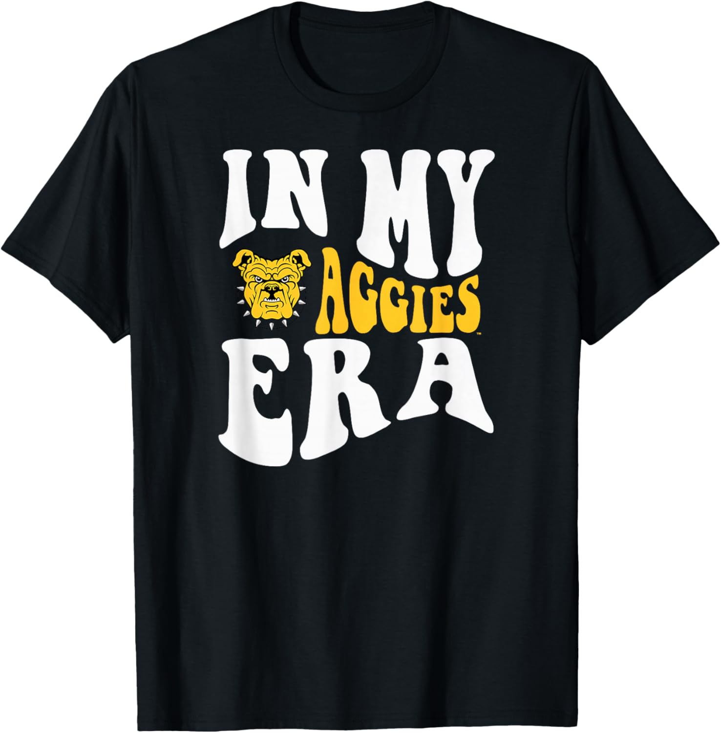 North Carolina A&T Aggies Era Navy Officially Licensed T-Shirt - T-Shirt | Black