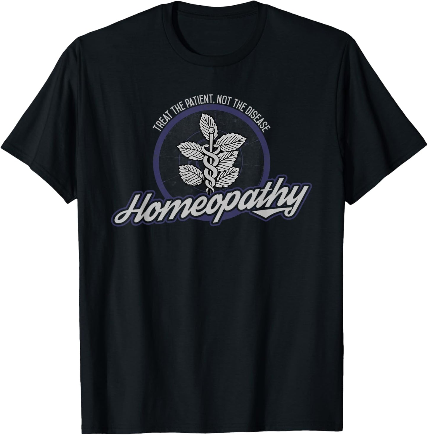 Holistic Naturopath Ayurvedic Doctor Shirt, Homeopathy Shirt T-Shirt - T-Shirt | Black